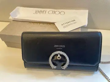 지미추 블랙 체인 지갑