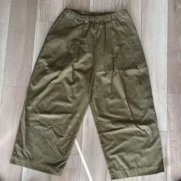 STAMP AND DIARY 허리턱 와이드 팬츠