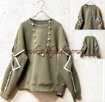 2025 신상 Hesse 촉촉 스트레치 원단 리본 부착 풀오버 F