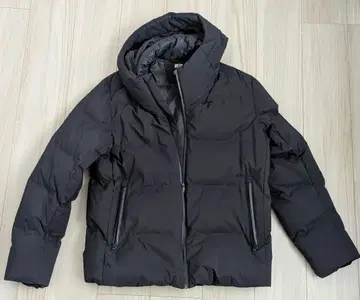 UNIQLO 후드 부착 다운 자켓 XL 블랙