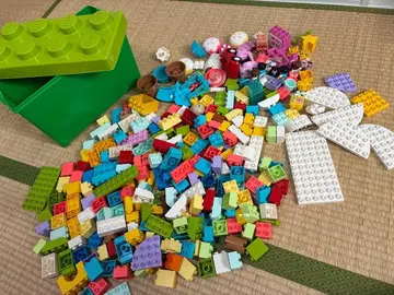 레고 듀플로 블록 세트와 수납 박스