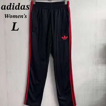 아디다스 오리지널 여성용 트랙 팬츠 L 블랙 레드