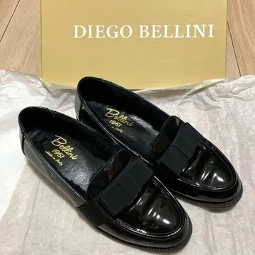 DIEGO BELLINI 디에고 베리니 에나멜 리본 로퍼 38
