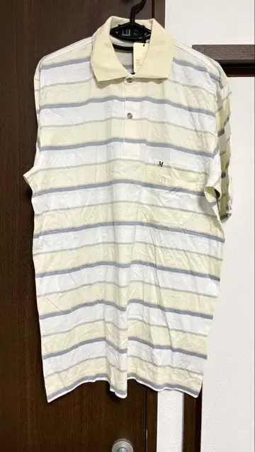 Dunhill 스트라이프 반팔 피케 셔츠 M