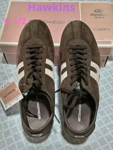 호킨스 스포츠 스웨이드 스니커즈 6 1/2 미사용 경량