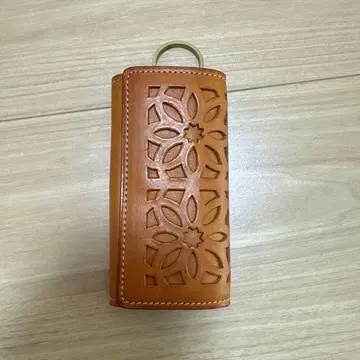 genten 가죽 키케이스 브라운