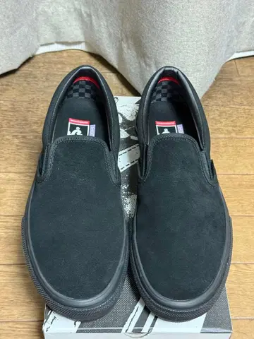 반스 스케이트 슬립온 팝 쿠시 블랙 28.5cm 미사용