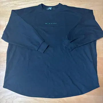 minsobi 긴팔 티셔츠 블랙