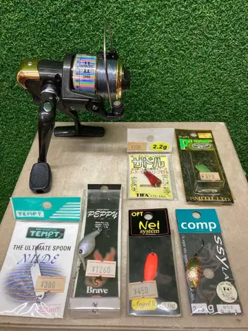 IONIS II 2000 스피닝 릴과 루어 6개 세트 낚시