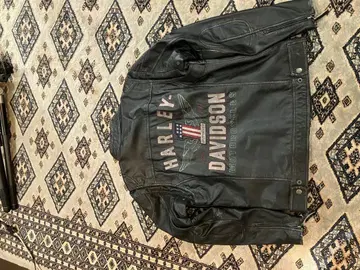 Harley-Davidson 블랙 가죽 자켓 가격 인하