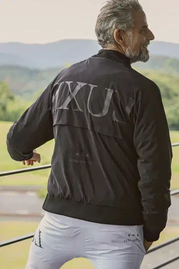 LUXEAKMPLUS 럭스 에이케이엠 플러스 사이드 지퍼 블루종 블랙