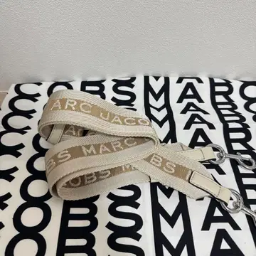 MARC JACOBS 로고 스트랩 베이지