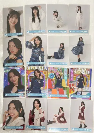 히나타자카46 코니시 나나미 브로마이드 묶음 판매 컴프 4종