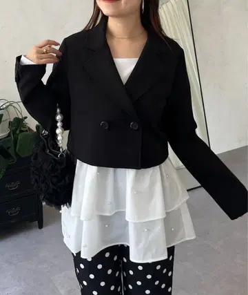 prose verse 숏 기장 테일러드 자켓 M