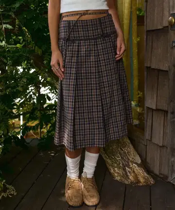 BITTER CELLS 플리츠 스커트