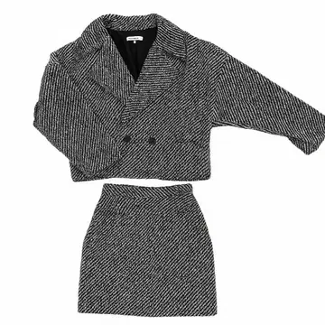 [ moussy ] 하운드투스 체크 패턴 셋업