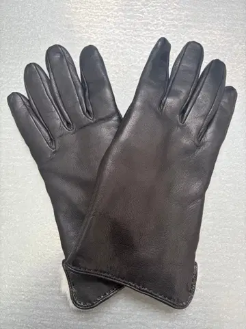 블랙 가죽 장갑 프랑스제
