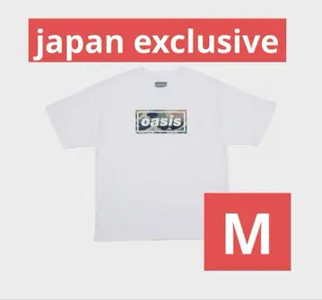 oasis T셔츠 M사이즈 화이트 파도 오아시스
