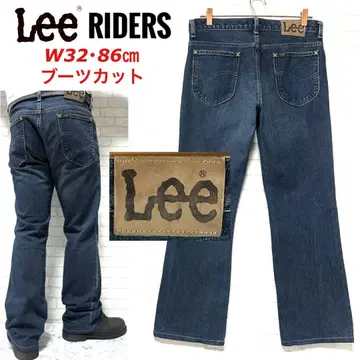 Lee RIDERS 부츠컷 플레어 팬츠 데님 팬츠 소가죽 라벨