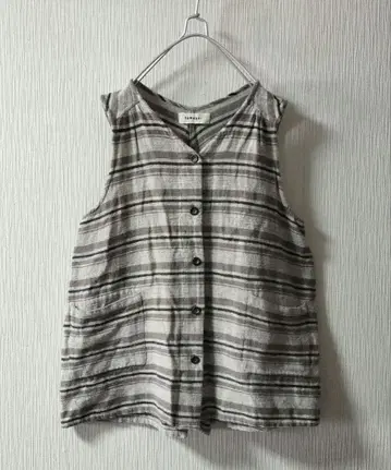 tumugu: 코튼 린넨 베스트