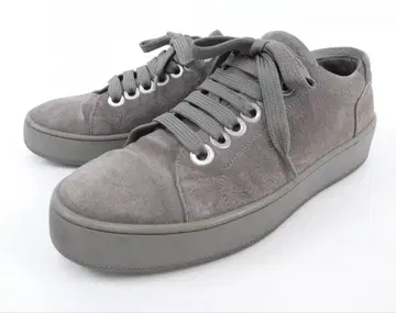 sergio rossi 그레이 스웨이드 스니커즈