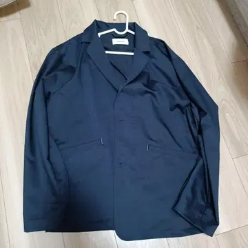 WHIMSIC 네이비 노카라 자켓