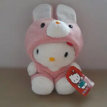 1998년제 레트로 헬로키티 변신 봉제 인형 토끼 M