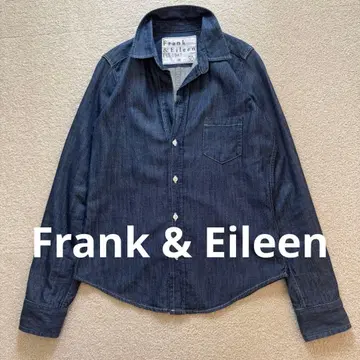 Frank&Eileen 데님 셔츠 스키퍼 셔츠 인디고 일본 S 상당