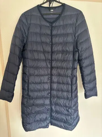 유니클로 울트라 다운 네이비 L