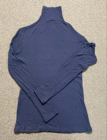 천사의 쉬폰 보틀넥 2중 긴팔 블루 M 사이즈