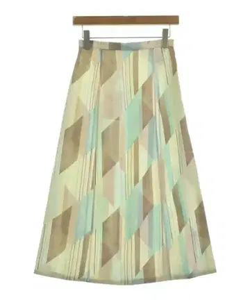 질 샌더 롱 맥시 길이 스커트 여성용