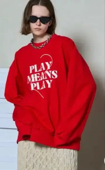 maison special Silicon Print Sweatshirt