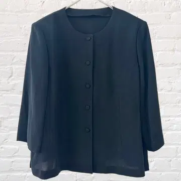 SOIR PERLE 자켓 7부 소매 포멀 일본제 블랙 17