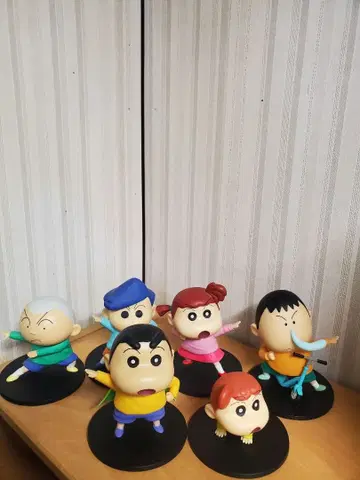 짱구는 못말려 초능력 대결전 카스카베 방위대 피규어 6체 세트