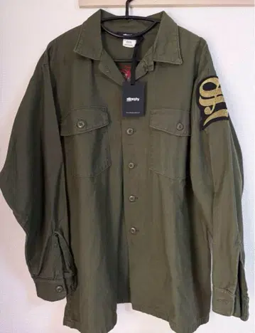 stilosophy 드래곤 자수 긴팔 셔츠 L 사이즈 구제 의류 셔츠