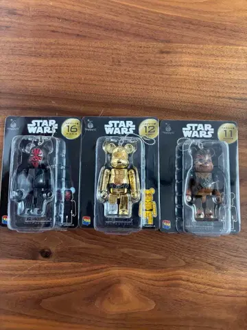 해피 복권 스타 워즈 베어브릭 3종 세트