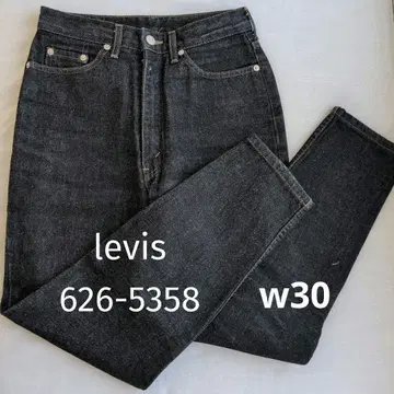새상품급 80's 리바이스 w626-5358 블랙 W30