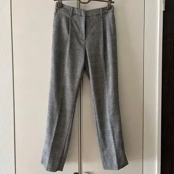 PLST 글렌체크 스틱 팬츠