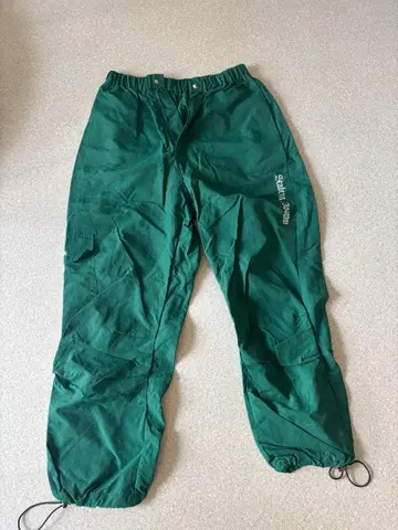 student apathy 나일론 팬츠 그린