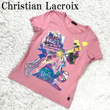 Christian Lacroix 반팔 T셔츠 핑크 S B788