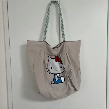 헬로키티 토트백 베이지