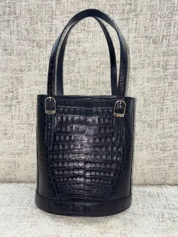 미사용 크로커다일 핸드백 (숄더백 겸용)