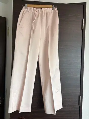 Heve 핑크 38. 와이드 팬츠 허리밴딩