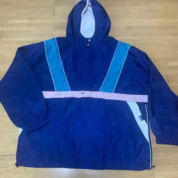 FILA 후드 부착 아우터 네이비/핑크