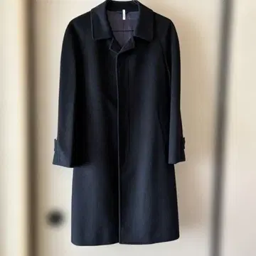 블랙 캐시미어 스텐카라 코트