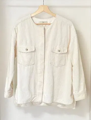 GALLARDAGALANTE 노카라 자켓 화이트