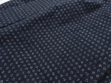 목화 수직 네이비 나염 산인 카스리 겉옷 다이쇼 시대 상품 코스리