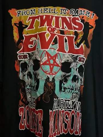 Twins of Evil 투어 T셔츠