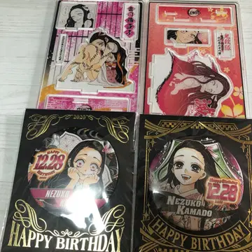 귀멸의 칼날 명장면 디오라마 피규어 생일 캔뱃지 벌스데이 카마도 네즈코