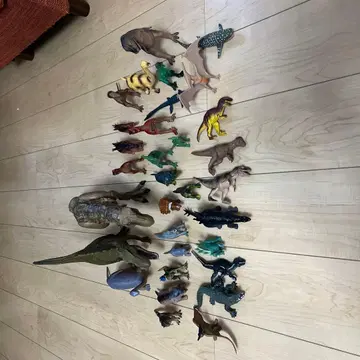 공룡 피규어 세트 약 40체